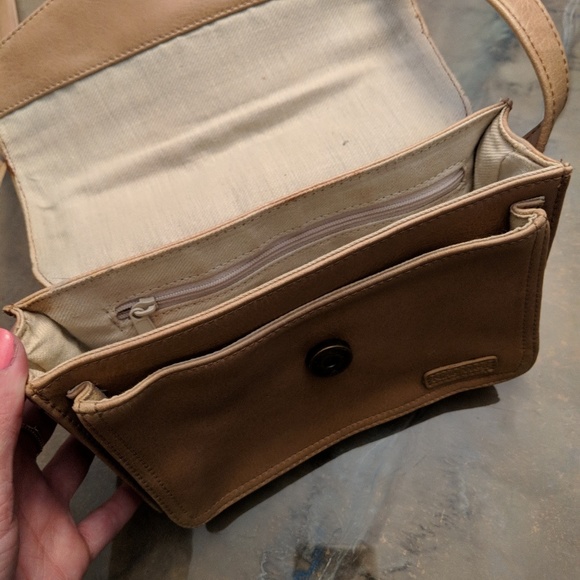 Nine West tan satchel - Picture 3 of 4